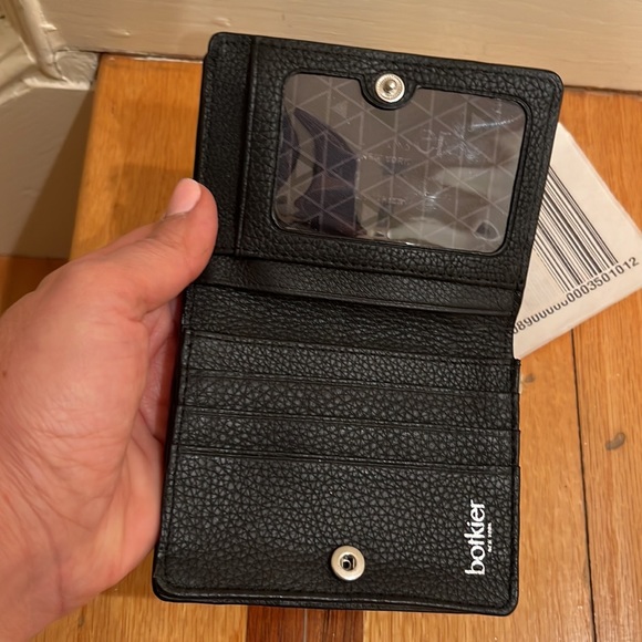 Botkier Soho leather Mini Wallet in Black and Silver.New with tag. - Picture 4 of 8